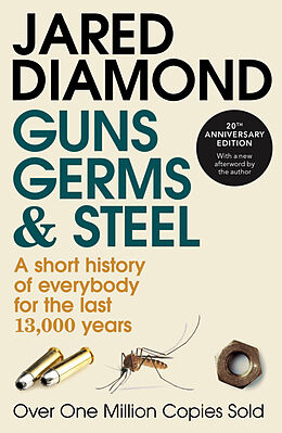 Couverture cartonnée Guns, Germs and Steel de Jared Diamond