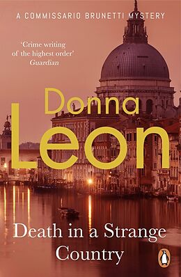Couverture cartonnée Death in a Strange Country de Donna Leon