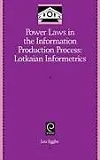 Fester Einband Power Laws in the Information Production Process von