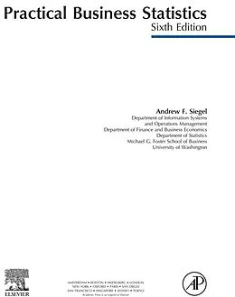 E-Book (epub) Practical Business Statistics, Student Solutions Manual (e-only) von Andrew F. Siegel