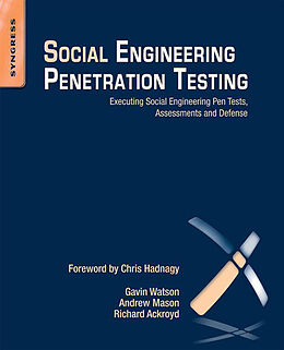 E-Book (epub) Social Engineering Penetration Testing von Gavin Watson, Andrew Mason, Richard Ackroyd