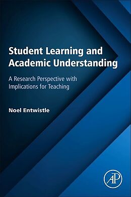 Kartonierter Einband Student Learning and Academic Understanding von Noel Entwistle