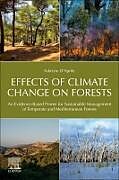 Couverture cartonnée Effects of Climate Change on Forests de Fabrizio D'Aprile