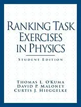 Kartonierter Einband Ranking Task Exercises in Physics: Student Edition von Thomas O'Kuma, Thomas L. O'Kuma, David P. Maloney