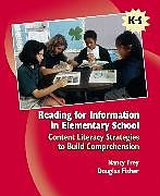 Couverture cartonnée Reading for Information in Elementary School de Douglas Fisher, Nancy Frey