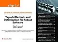 E-Book (pdf) Taguchi Methods and Optimization for Robust Software (Digital Short Cut) von Jayaswal Bijay K., Patton Peter C.