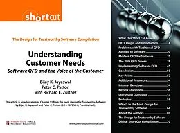 E-Book (pdf) Understanding Customer Needs (Digital Short Cut) von Jayaswal Bijay K., Patton Peter C., Zultner Richard E.