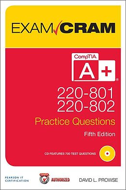 E-Book (epub) CompTIA A+ 220-801 and 220-802 Practice Questions Exam Cram von Dave Prowse