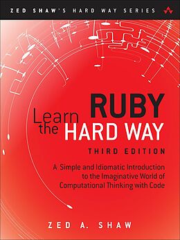 eBook (pdf) Learn Ruby the Hard Way de Zed A. Shaw