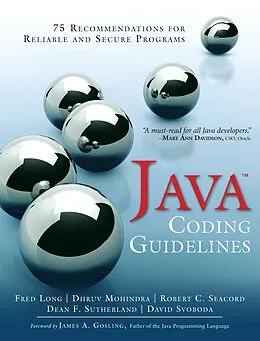 E-Book (epub) Java Coding Guidelines von Fred Long, Dhruv Mohindra, Robert Seacord