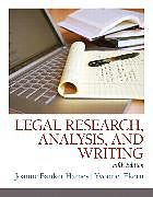 Couverture cartonnée Legal Research, Analysis, and Writing de Joanne B. Hames, Yvonne Ekern