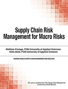 E-Book (pdf) Supply Chain Risk Management for Macro Risks von Chuck Munson