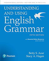 Couverture cartonnée Azar-Hagen Grammar - (AE) - 5th Edition - Student Book with Essential Online Resources (International Edition) - Understanding and Using English Grammar de Betty Azar, Betty S Azar, Stacy A. Hagen