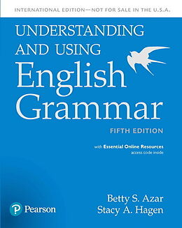 Couverture cartonnée Azar-Hagen Grammar - (AE) - 5th Edition - Student Book with Essential Online Resources (International Edition) - Understanding and Using English Grammar de Betty Azar, Betty S Azar, Stacy A. Hagen