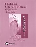 Kartonierter Einband Student Solutions Manual for Thomas' Calculus: Early Transcendentals, Single Variable von Joel Hass, Christopher Heil, Maurice Weir