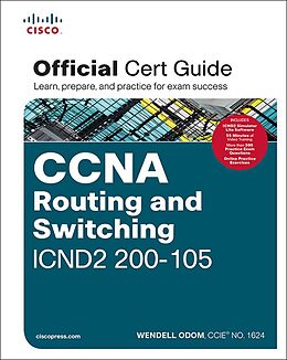 eBook (epub) CCNA Routing and Switching ICND2 200-105 Official Cert Guide de Wendell Odom