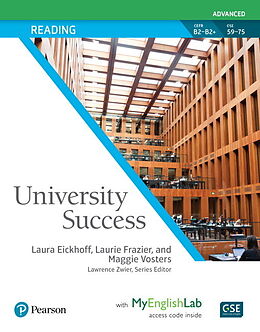  University Success Reading Advanced, Student Book with MyEnglishLab de Laura Eickoff, Laurie Frazier, Maggie Vosters