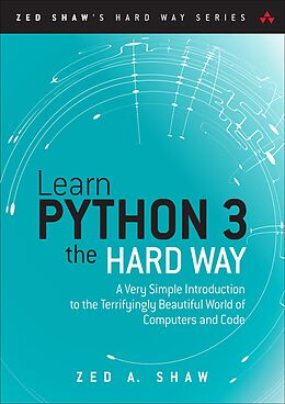 eBook (pdf) Learn Python 3 the Hard Way de Shaw Zed A.