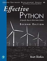 Couverture cartonnée Effective Python de Brett Slatkin