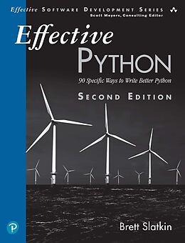 Couverture cartonnée Effective Python de Brett Slatkin