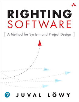 Couverture cartonnée Righting Software de Juval Löwy