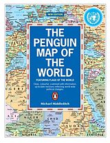 Couverture cartonnée The Penguin Map of the World de Middleditch Michael