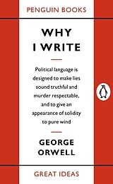 Poche format A Why I Write de George Orwell