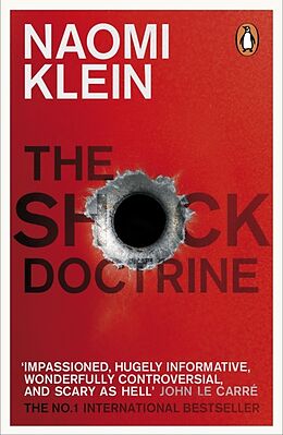 Couverture cartonnée The Shock Doctrine de Naomi Klein