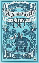 Kartonierter Einband Around the World in Eighty Days von Jules Verne