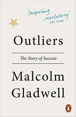 Couverture cartonnée Outliers de Malcolm Gladwell