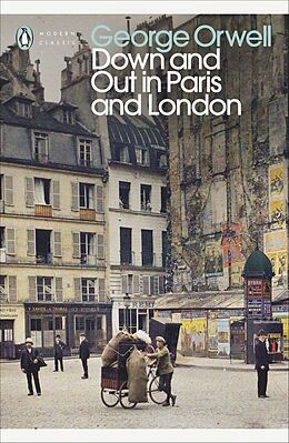 Couverture cartonnée Down an Out in Paris and London de George Orwell