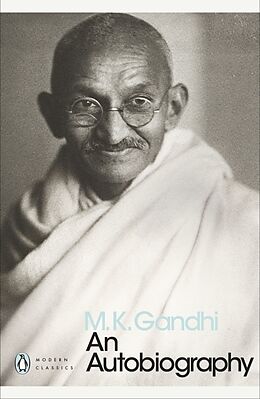 Couverture cartonnée An Autobiography de Mahatma Gandhi