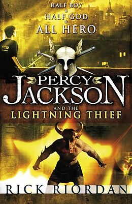 Kartonierter Einband Percy Jackson and the Lightning Thief. Diebe im Olymp, englische Ausgabe von Riordan, Rick
