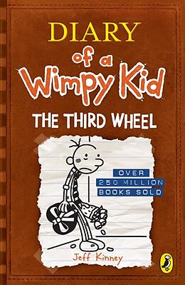 Couverture cartonnée Diary of a Wimpy Kid: The Third Wheel de Jeff Kinney