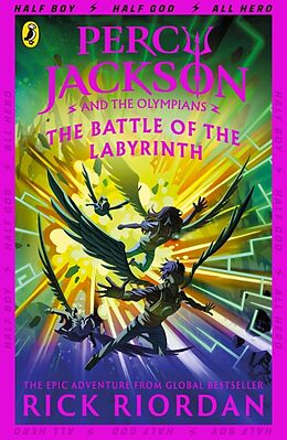 Couverture cartonnée Percy Jackson 04 and the Battle of the Labyrinth de Rick Riordan