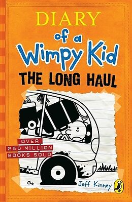 Couverture cartonnée Diary of a Wimpy Kid - The Long Haul de Jeff Kinney