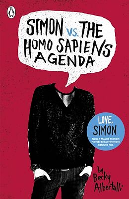 Couverture cartonnée Simon vs the Homo Sapiens Agenda de Becky Albertalli