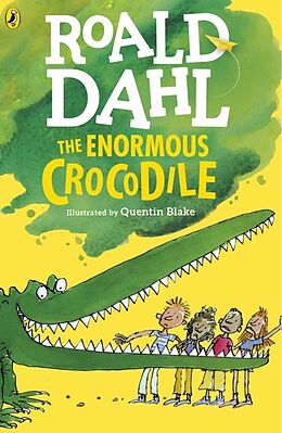 Couverture cartonnée The Enormous Crocodile de Roald Dahl