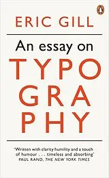 Kartonierter Einband An Essay on Typography von Eric Gill