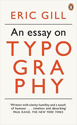 eBook (epub) Essay on Typography de Eric Gill