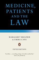 eBook (epub) Medicine, Patients and the Law de Margaret Brazier
