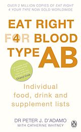 eBook (epub) Eat Right for Blood Type AB de Peter J. D'Adamo