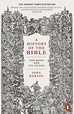 Couverture cartonnée A History of the Bible de John Barton