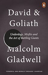 Couverture cartonnée David and Goliath de Malcolm Gladwell