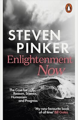 Couverture cartonnée Enlightenment Now de Steven Pinker