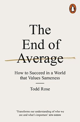 Poche format B The End of Average von Todd Rose