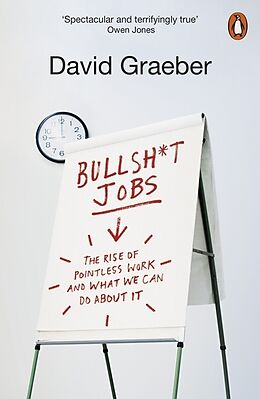 Couverture cartonnée Bullshit Jobs de David Graeber