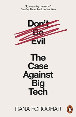 Couverture cartonnée Don't Be Evil de Rana Foroohar