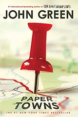 Couverture cartonnée Paper Towns de John Green