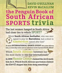 ePUB The Penguin Book Of South African Sports Trivia von David O'Sullivan
